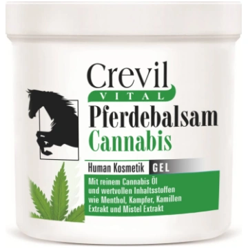 CREVIL zirgu balzams ar kaņepēm 250 ml