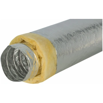 160mm/10m Isodec 25 siltumizolēts gaisa vads (izol