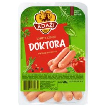 Cīsiņi Doktora ĀDAŽI 500g