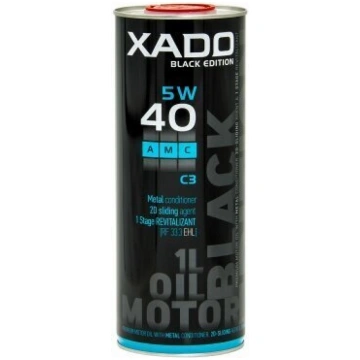 XADO AMC Black Edition 5W-40 C3 dzinēja eļļa, 1L