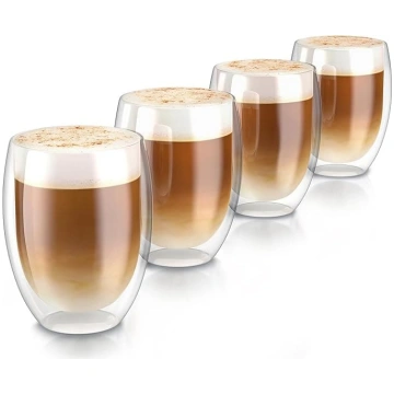 Arendo - Divsienu glāzes 350 ml - Latte Macchiato