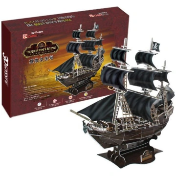 Cubicfun Puzzle 3D Pirate Ship Queen Anne ( 694458