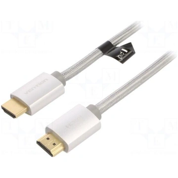 Cable | HDMI plug,both sides | PVC | textile | HDM