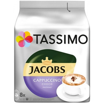 JACOBS Tassimo Cappuccino Choco 8gab. Kafijas kaps