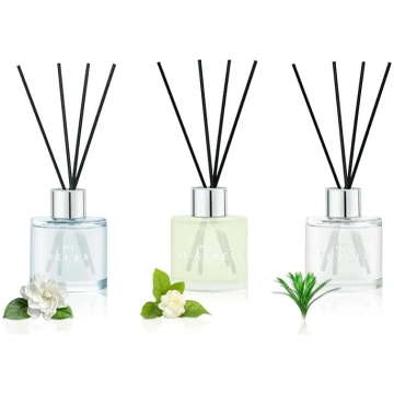 Telpu aromāts Reed Diffuser 3 x 50 ml ar 12 aromāt