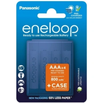 Uzlādējamās baterijas Eneloop HR03 AAA 800mAh 4x k
