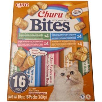 Churu Cat Bites Variety Chicken Rolls with 4 Flavo