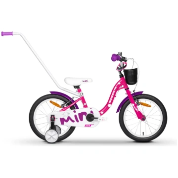Bērnu velosipēds TABOU Mini ST, 16" rozā-balts
