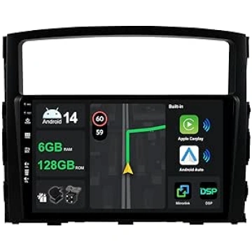 [6G + 128G] IPS 9 collu Android 14 auto radio Mits