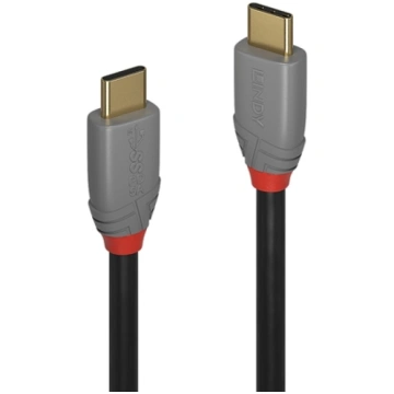 Lindy 1,5m USB 3.2 Type C Cable, 5A PD, Anthra Lin