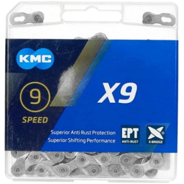 KMC Unisex - pieaugušajiem X9SL Ti-N X9 SL 9 ātrum