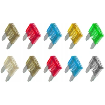 China MINI Car Fuses, pack of 10 (5A, 7A, 5A, 10A,