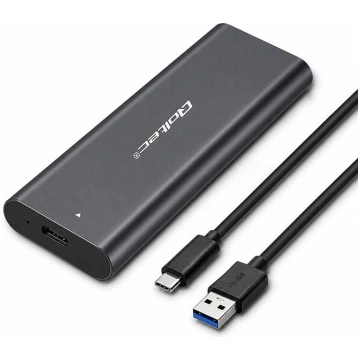 Qoltec Enclosure for M.2 SATA SSD| NGFF | USB type
