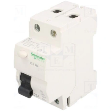 RCD breaker | Inom: 25A | Ires: 30mA | Poles: 2 | 
