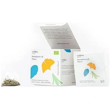 Wilden Herbals Remedium #5 Focus – zāļu tēja konce