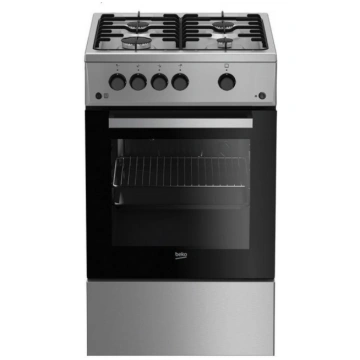 Gāzes plīts ar gāzes cepeškrāsni Beko FSG52020FX