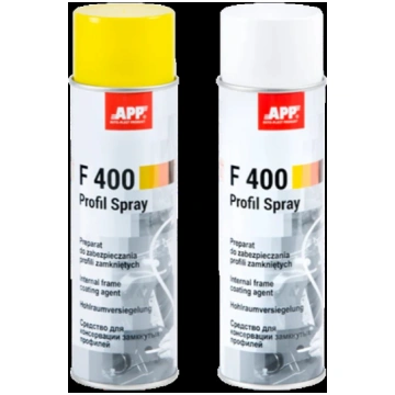 APP Vasks F400 aerosolā, 0.5L Caurspīdīga 050402