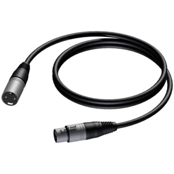 CABLE XLR MALE-XLR FEMALE 1.5 M