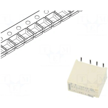 Relay: electromagnetic | DPDT | Ucoil: 12VDC | 0.3