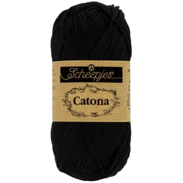 Catona /Scheepjes/ 25g #110 "Piķa Melns"