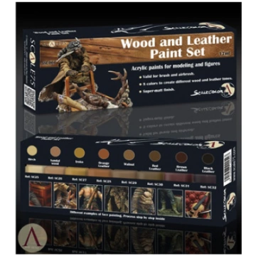 Wood and Leather Paint set