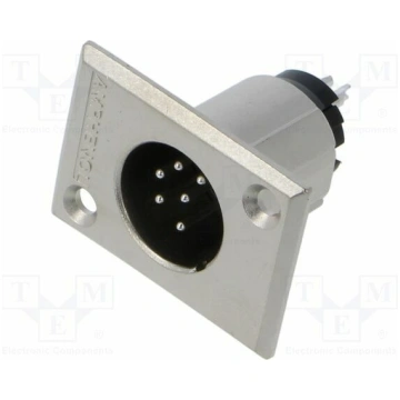 Connector: XLR; socket; male; AC; 7.5A; 133V; PIN: