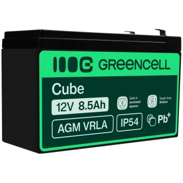 Green Cell AGM VRLA 12V 8.5Ah maintenance-free bat