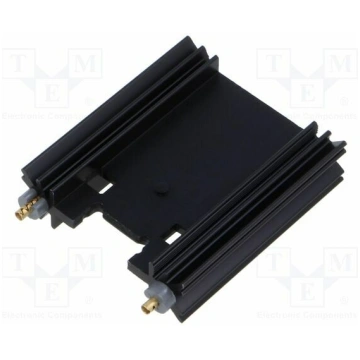 Heatsink: extruded; H; TO220,TO3P; black; L: 50.8m