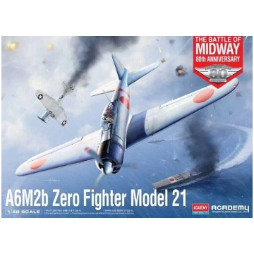 Līmējošais modelis Academy Hobby 12352 A6M2b Zero 