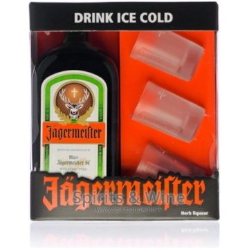 Jagermeister ar 3 glāzēm