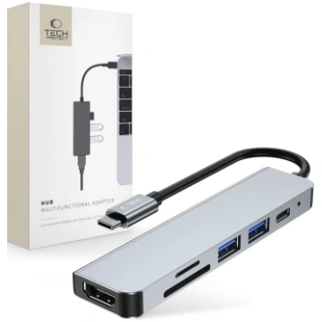 Tech-Protect 6in1 HUB USB-C uz USB-A USB-C HDMI sa