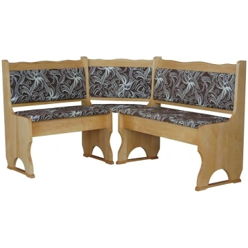 Corner Bench Upholstery Pine Wood Alder Colour wit