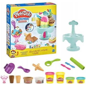 Plastilīna komplekts, ar piederumiem Hasbro Play-D
