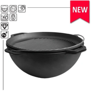 15 l čuguna katls ASIAN Grill-Lid Brizoll