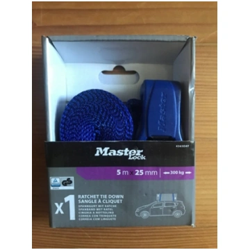 MasterLock Master Lock Ratchet tie-down Strap 5m b