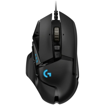 Logitech G502 HERO, wired gaming mouse, black
