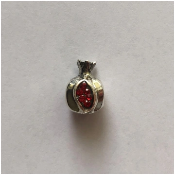 Sudraba granātābola pērle - amulets Granada Spānij