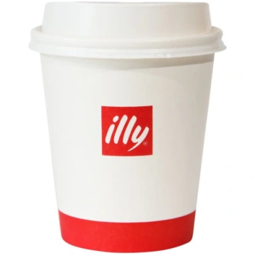 Kartona krūzītes illy 10oz, 80 gb