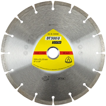 Universālais dimanta disks Klingspor DT300U, 180x2