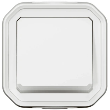 Legrand Plexo 55 vienpolu spiedpoga ar apgaismojum