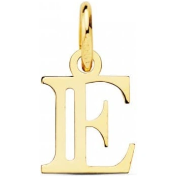 E-Buchstaben Anhänger in 750 Gold Alda Joyeros