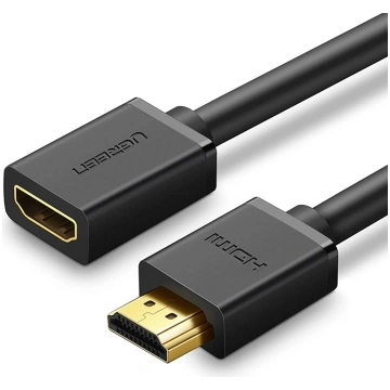 HDMI 2.0 4K kabeļa pagarinātājs 3 m - melns UGREEN