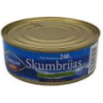 SKUMBRIJAS savā sulā SGK Latvija 240g (1/48) Nav n