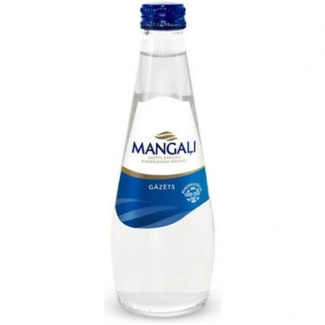 Minerālūdens MANGAĻI gāzēts, 0.33 l(DEP) Mangaļi