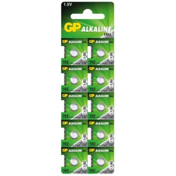 BAT. ALKALINE ALKALINE WATCH, AG3/LR41, 1.5V BLIST