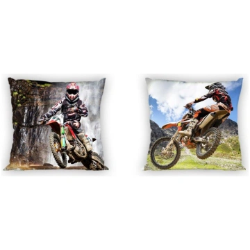 CUSHION COVER 40X40 TURBO 007 CROSS COTTON. YTH. F