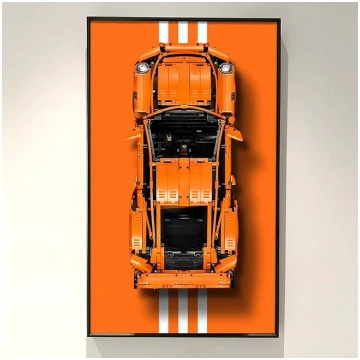 ICUANUTY displeja sienas plāksne Lego Technic 4205