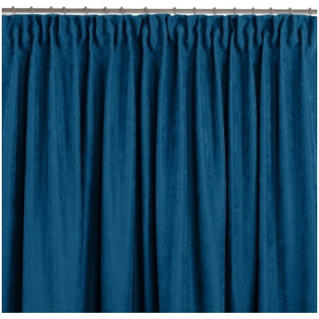Indigo krāsas čenila aizkari 280×270 Homede