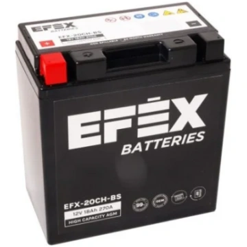 150 x 87 x 160, + -, EFEX HIGH CAPACITY AGM 12V 18
