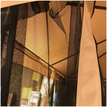Mosquito nets for gazebo LEAF 3x3m